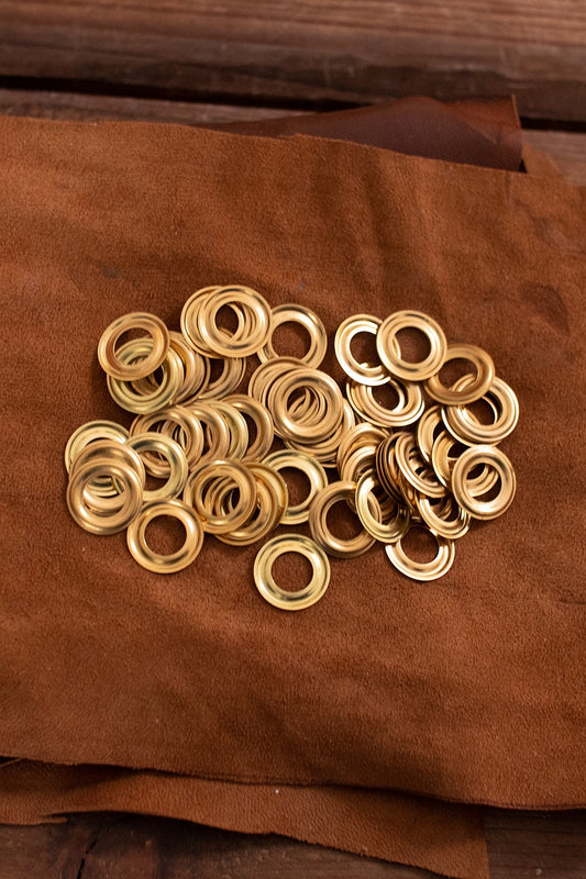 Ring For Eyelet D:10,5 mm; L:0,9 mm; U:18,8 mm Brass