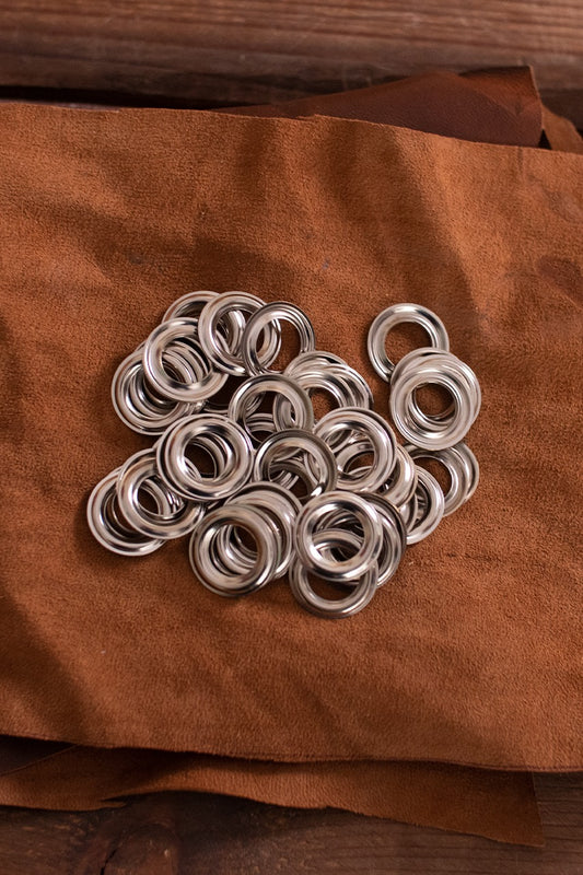 Ring For Eyelet D:12,5 mm; L:0,9 mm; U:20,0 mm Brass/Nickel