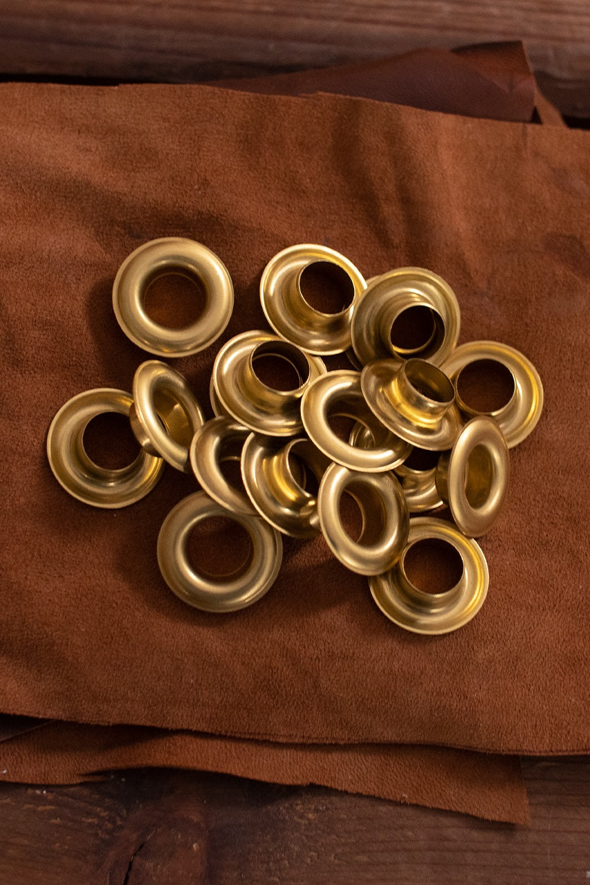 Eyelet Shaft D:16,0 mm; L:8,3 mm; U:30,0 mm Brass