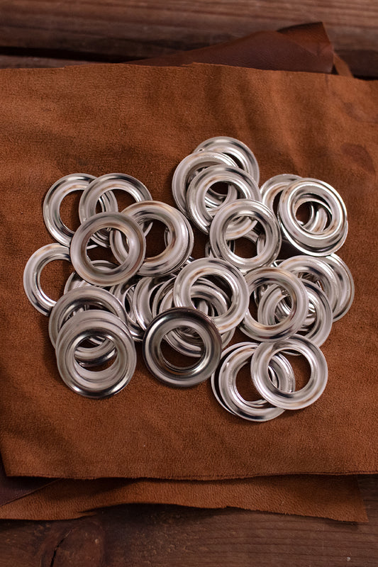 Ring For Eyelet D:16,5 mm; L:1,4 mm; U:30,0 mm Brass/Nickel