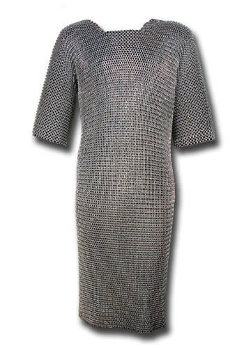 Short Sleeve Chainmail Polished Steel