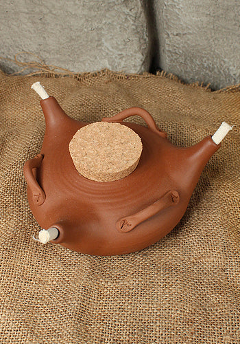 Oil Light triple flame with cork