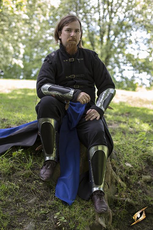 ConQuest Schwarzes Eis Arm- und Beinschienen Set