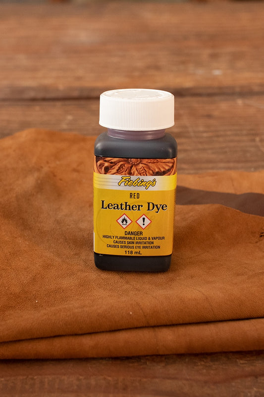 Universal Leather Dye Fiebing's 118 ml. Red