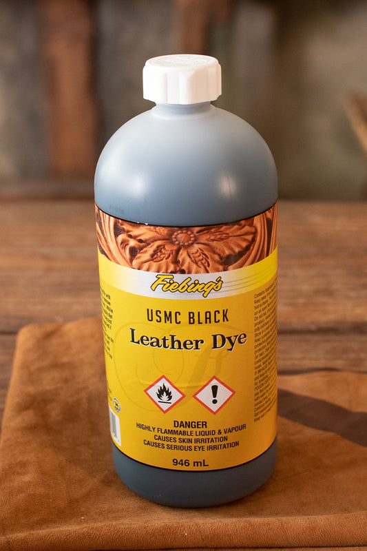 Fiebing's Leather Dye 946 ml. USMC Black