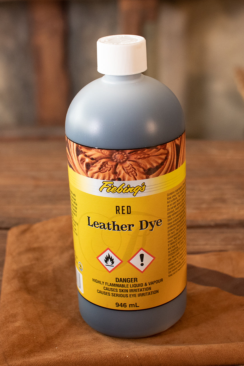 Universal Leather Dye Fiebing's 946 ml. Red