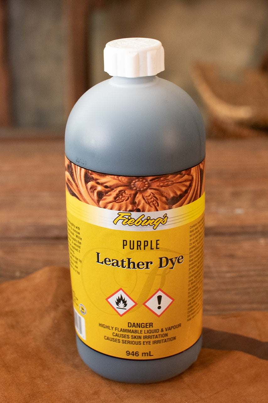 Universal Leather Dye Fiebing's 946 ml. Purple