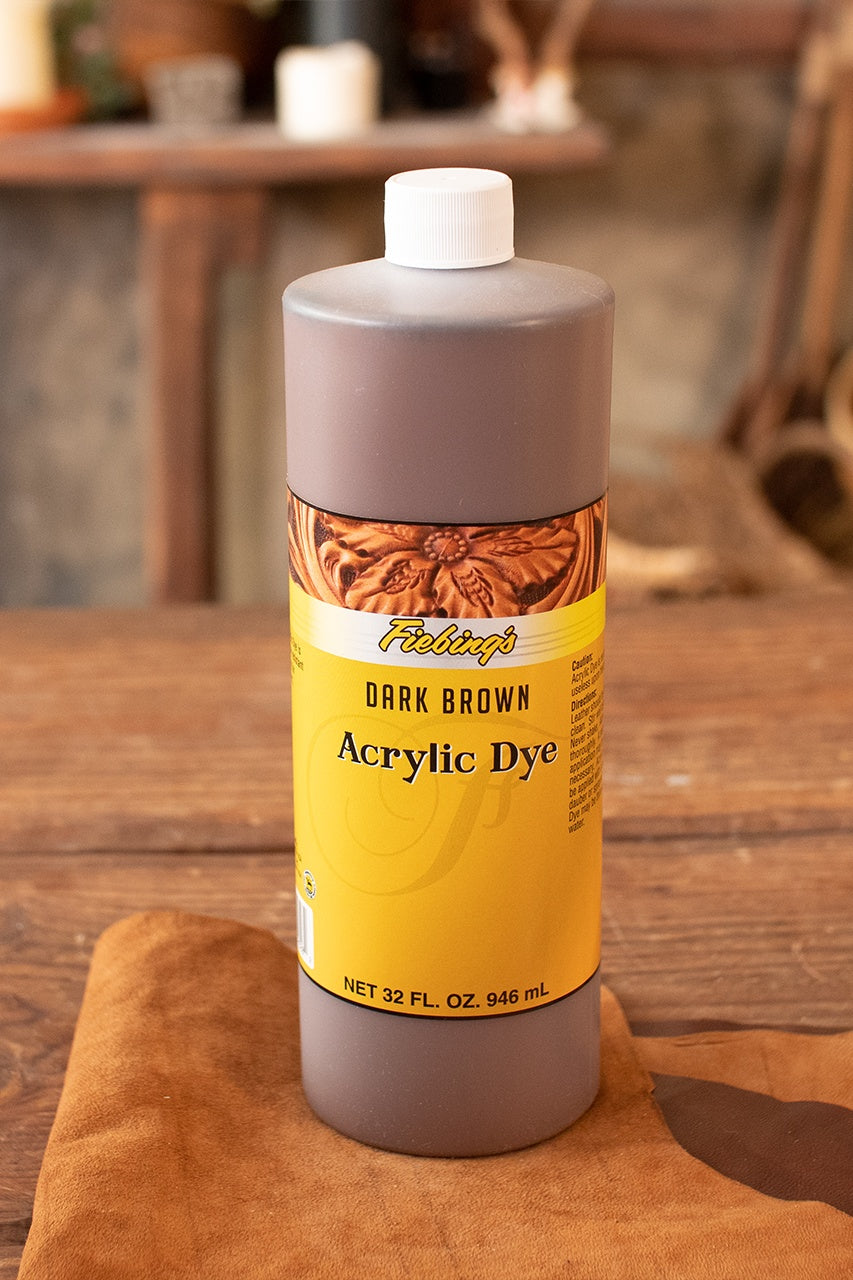 Fiebing's Acrylic Dye 946 ml. Dark Brown