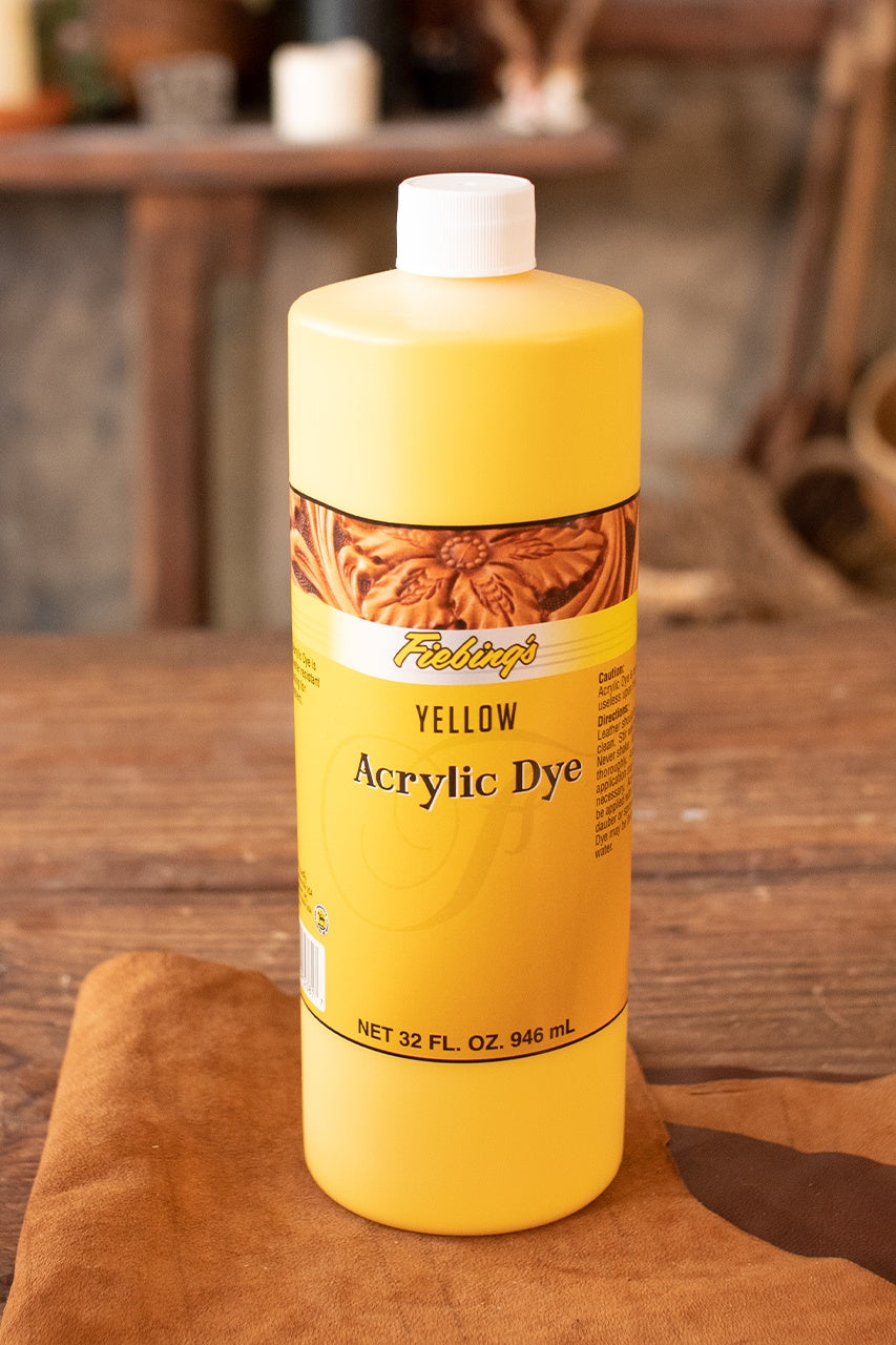 Fiebing's Acrylic Dye 946 ml. Yellow