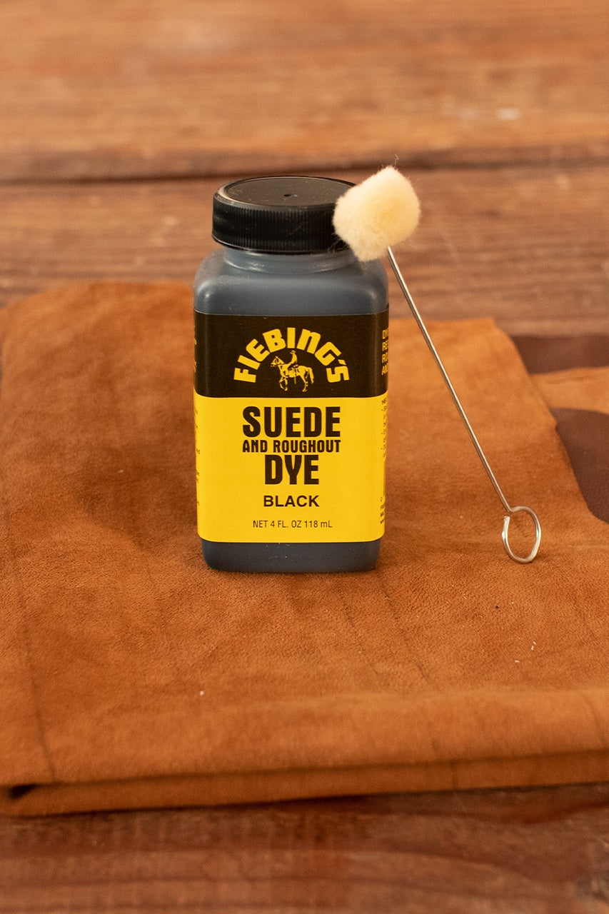 Suede Leather Dye Fiebing's 118 ml. Black