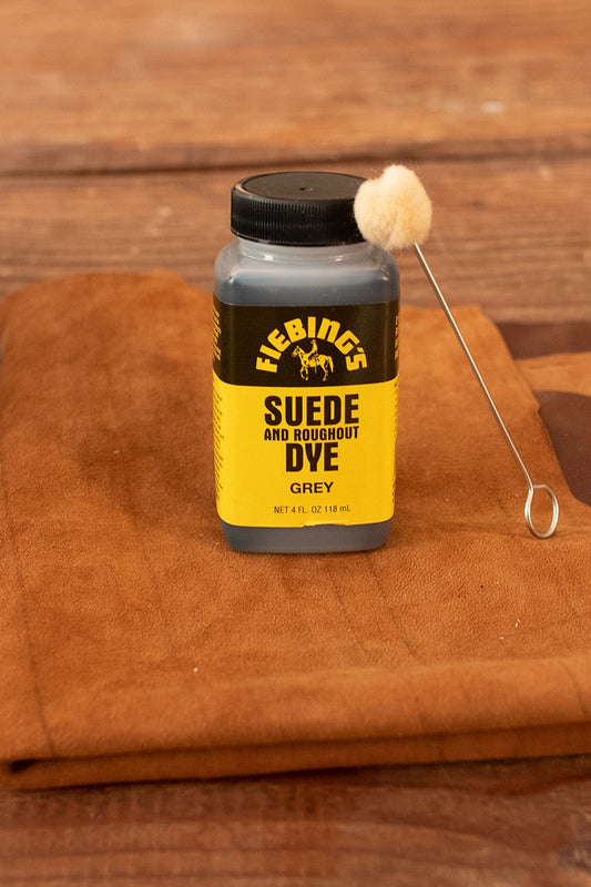 Suede Leather Dye Fiebing's 118 ml. Grey