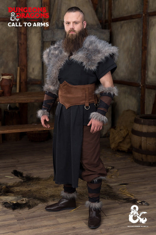 Dungeons & Dragons Barbaren Gewandset Schwarz/Braun