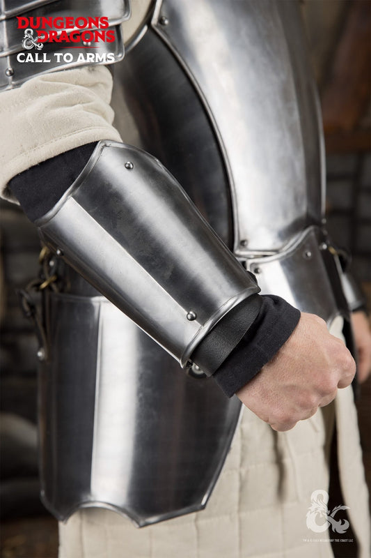 Dungeons & Dragons Steel Bracers polished