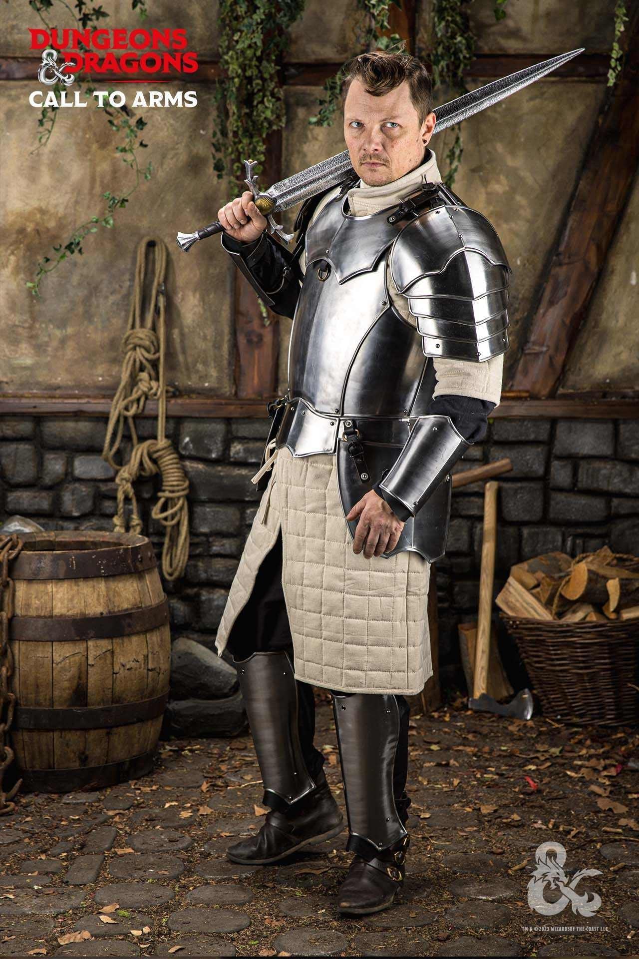 Dungeons & Dragons Steel Belt & Tassets polished