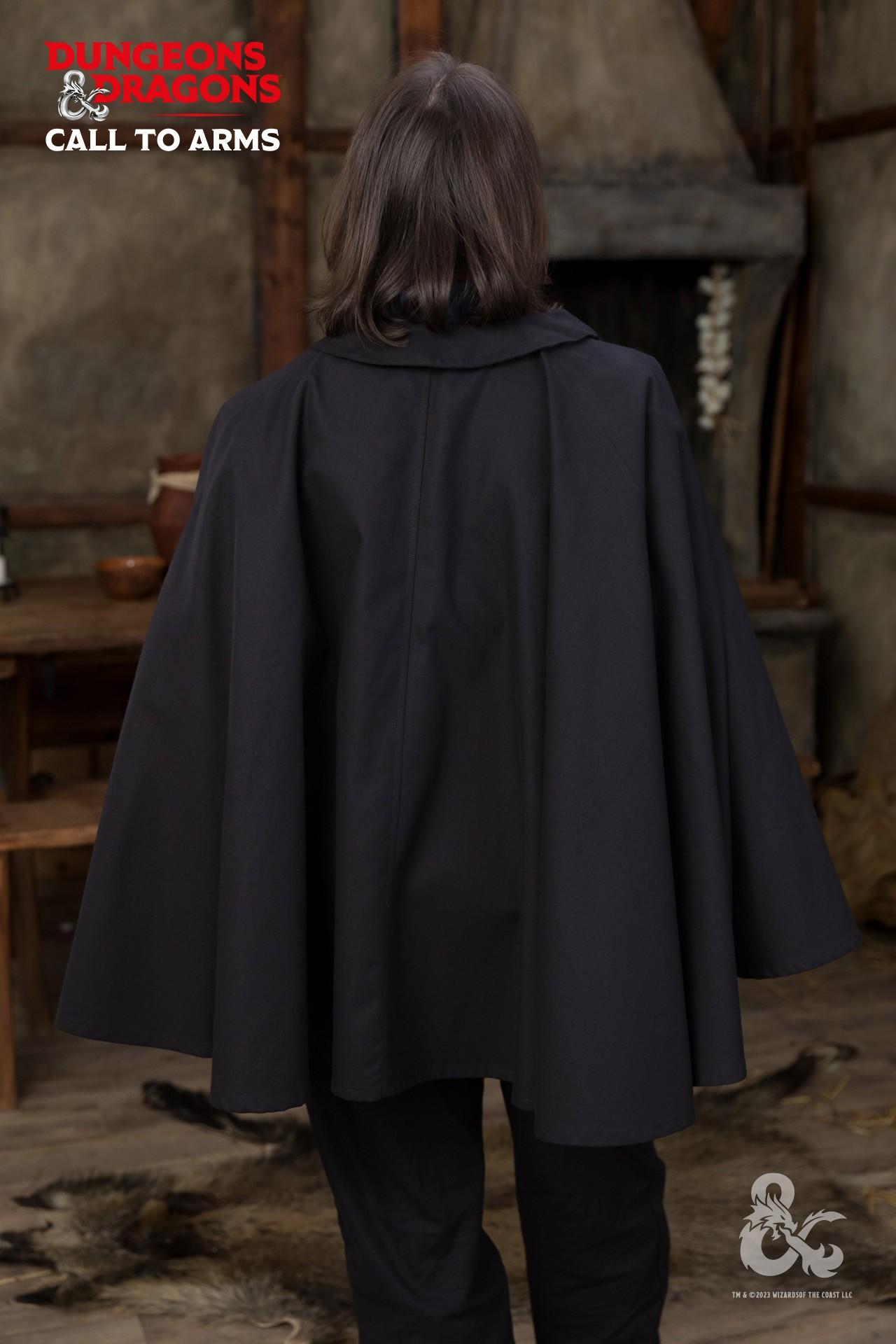 Dungeons & Dragons Bard Cape Black