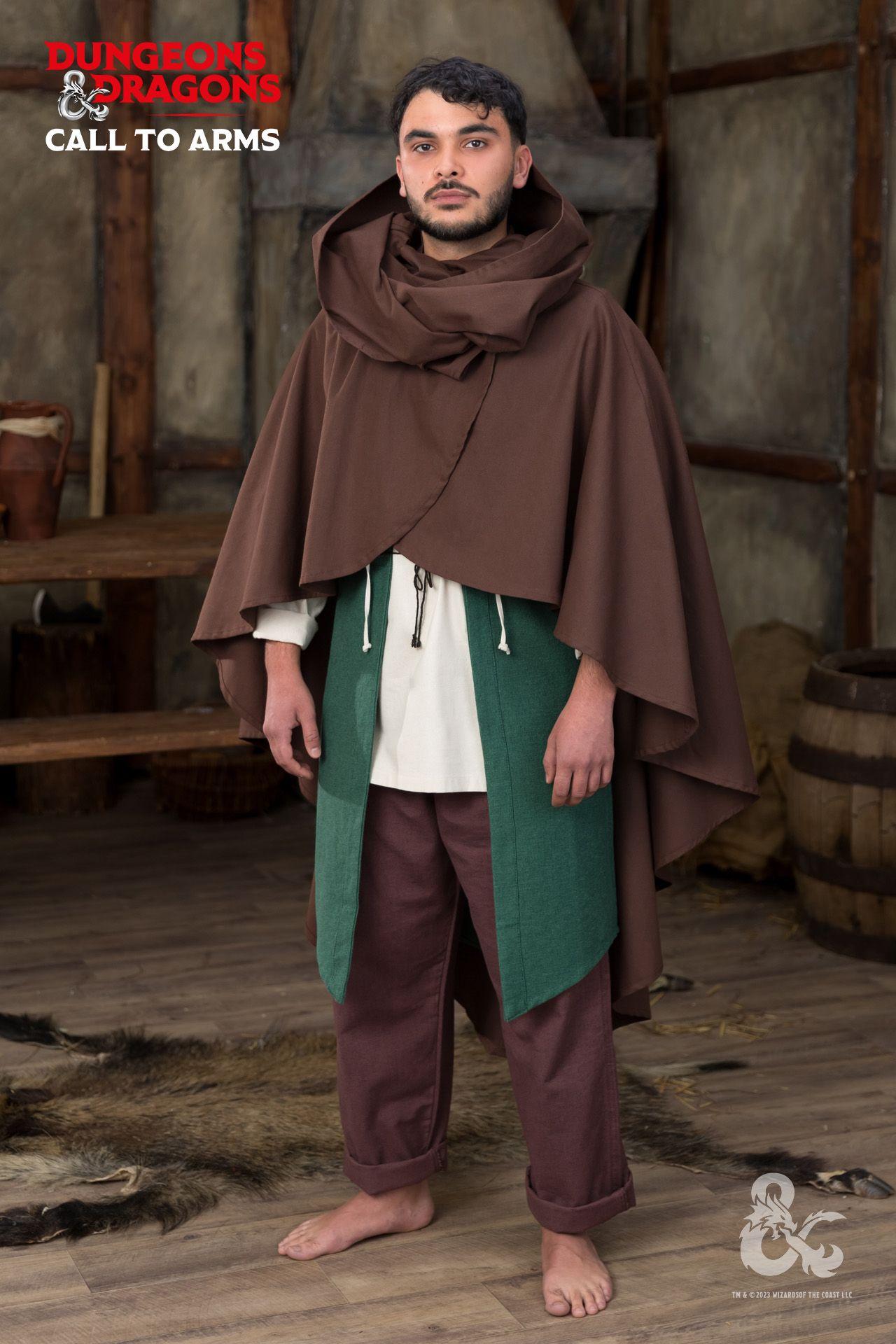 Dungeons & Dragons Druid Cape Brown