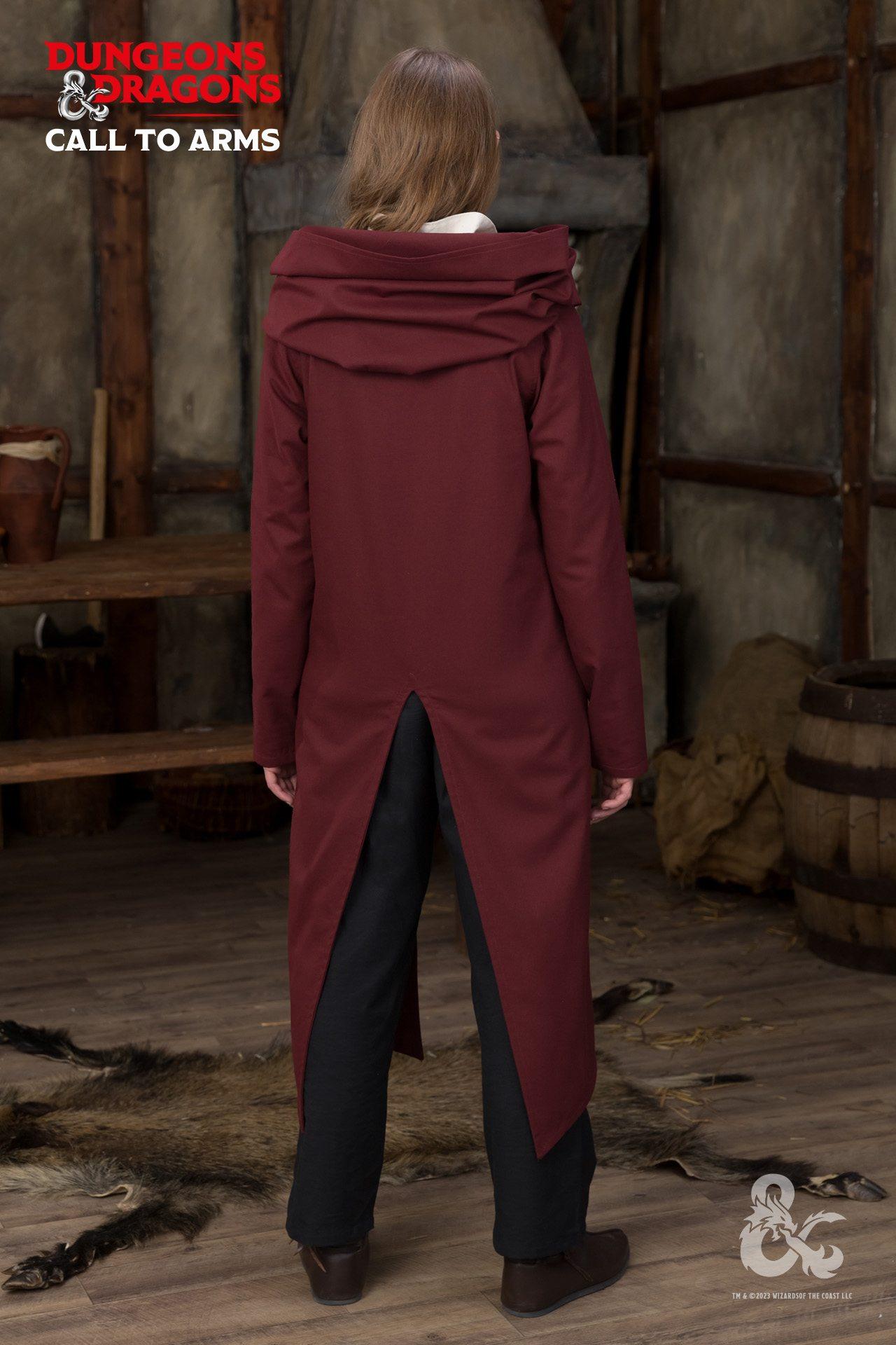 Dungeons & Dragons Paladin Hooded Tunic Bordeaux