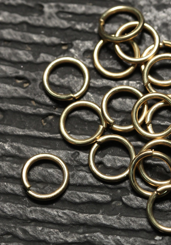 Kettenringe Messing 6,5mm