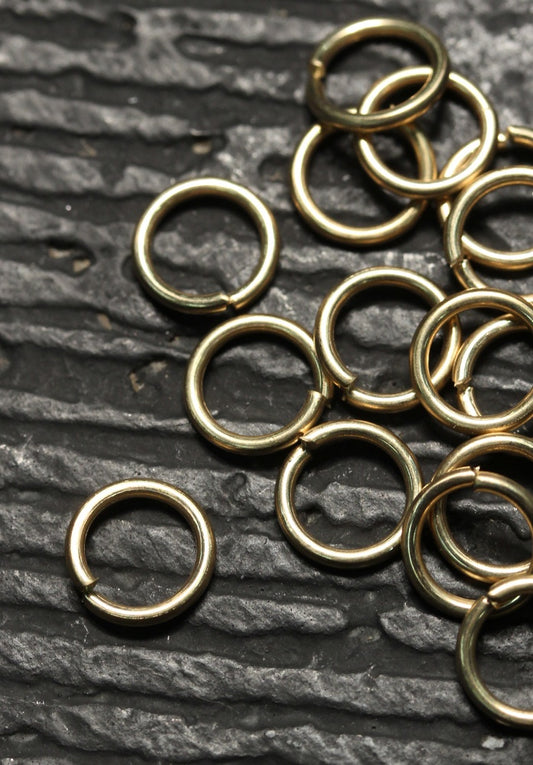 Kettenringe Messing 6,5mm