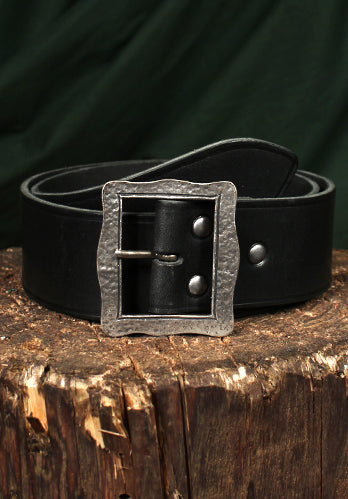 Landsknecht Belt 5cm Black/Silver