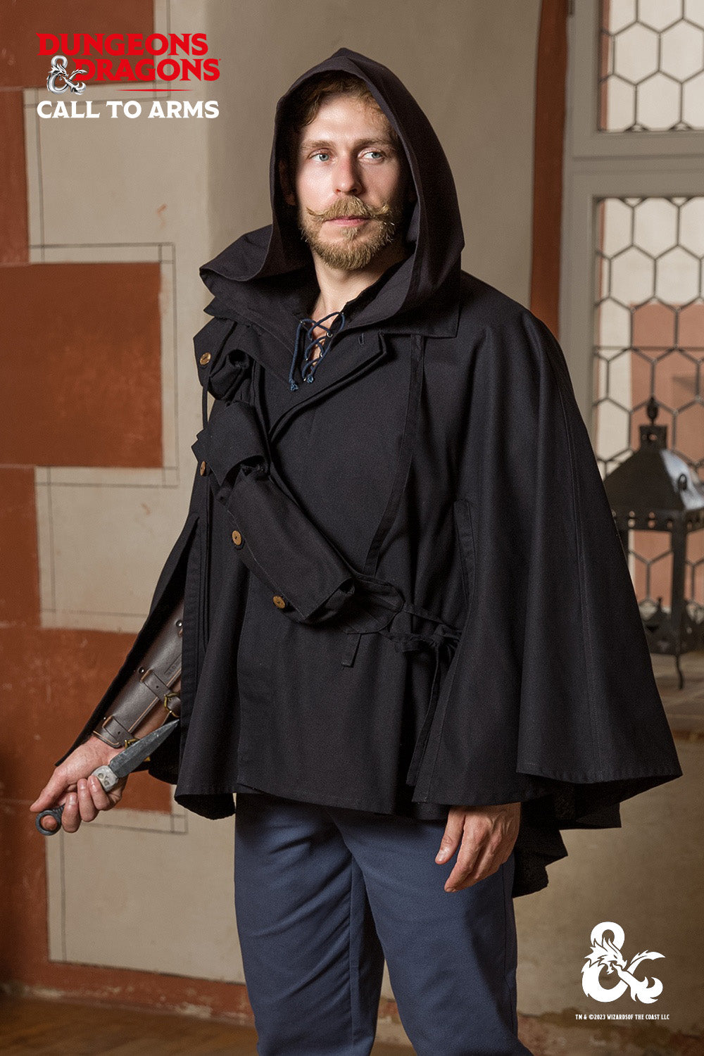 Dungeons & Dragons Rogue Cape Black