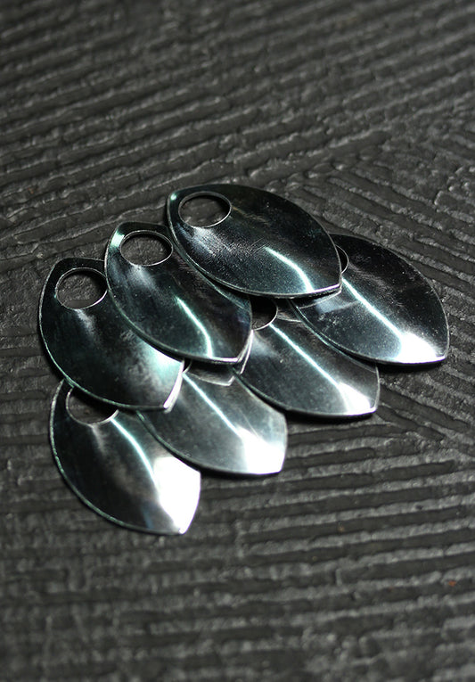 Large Scales 35mm Shiny Aluminium