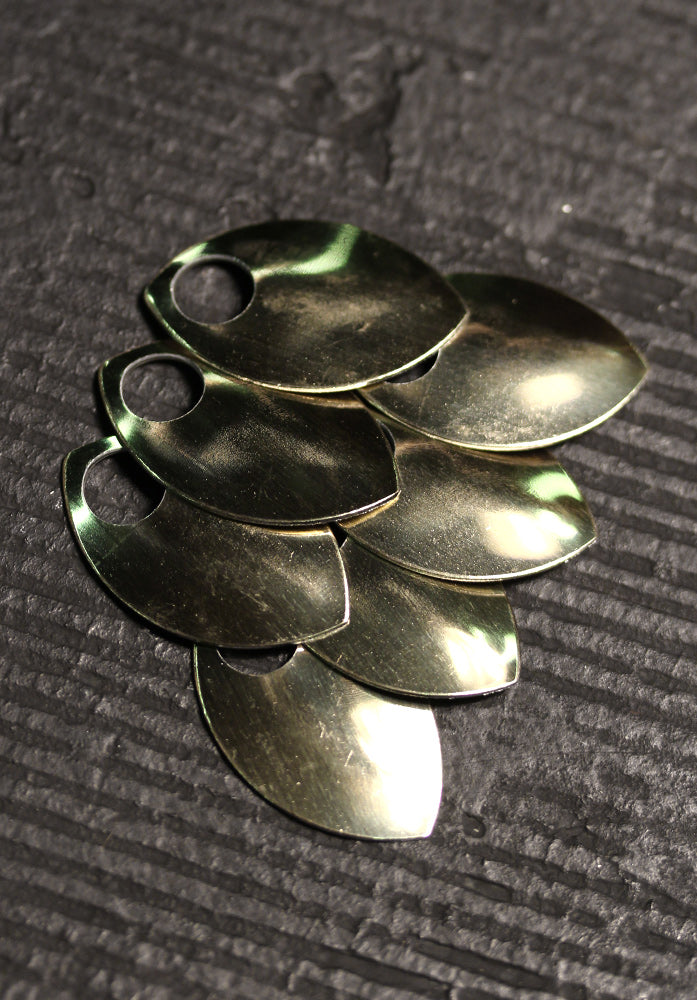 Scales Aluminium Medium, gold glänzend