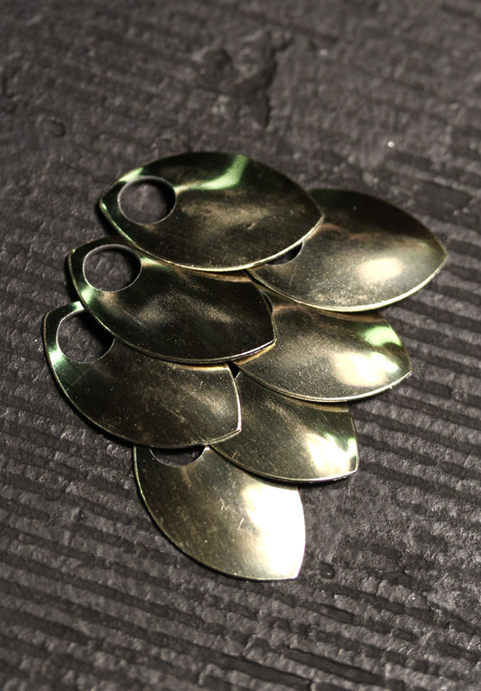 Scales Aluminium Medium, gold glänzend