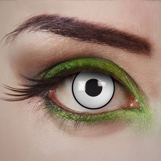 1 Day Contact Lenses Sugar Skull White
