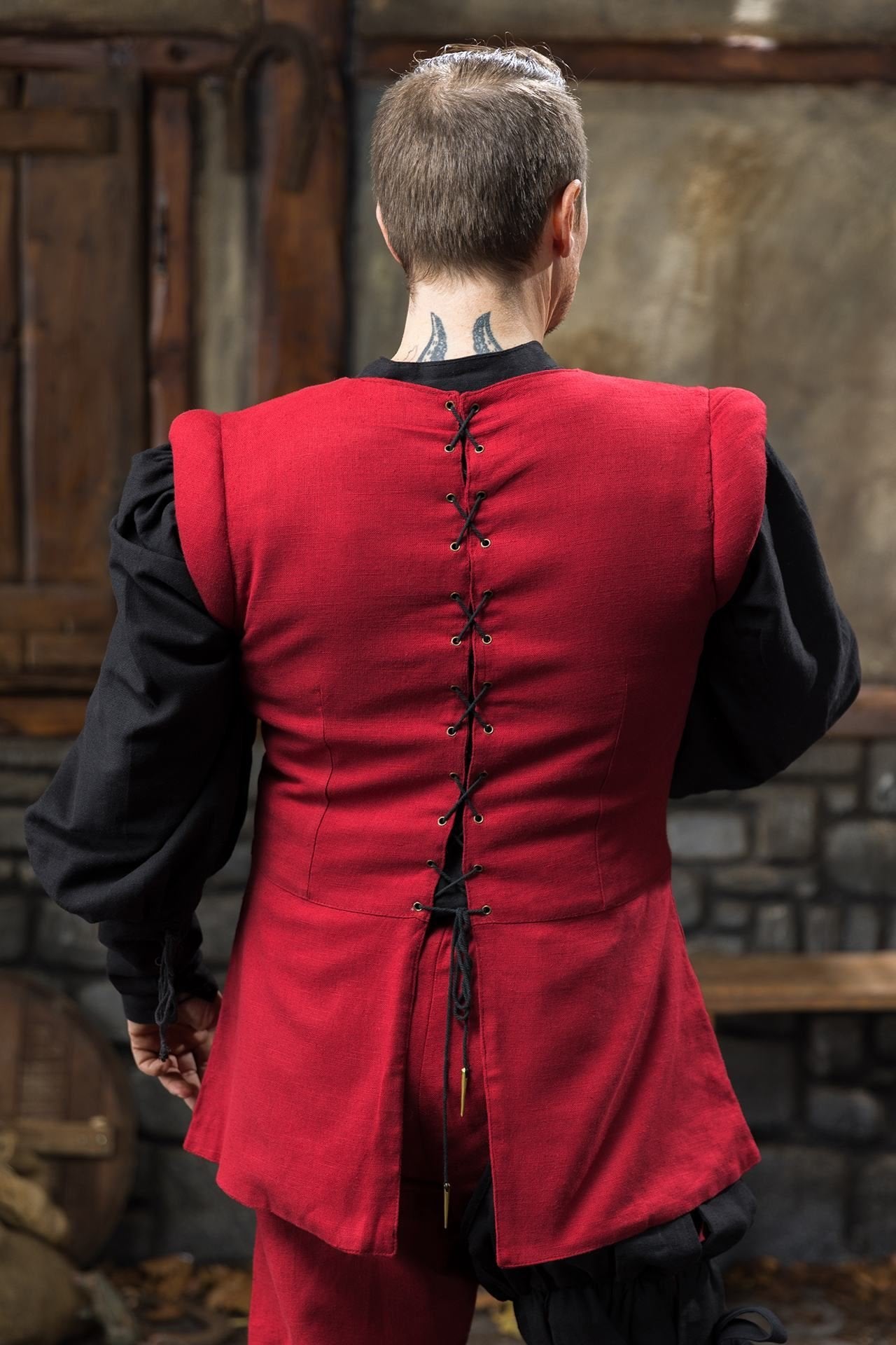 Warhammer Rüstung Imperialer Wams Typ A Dunkelrot