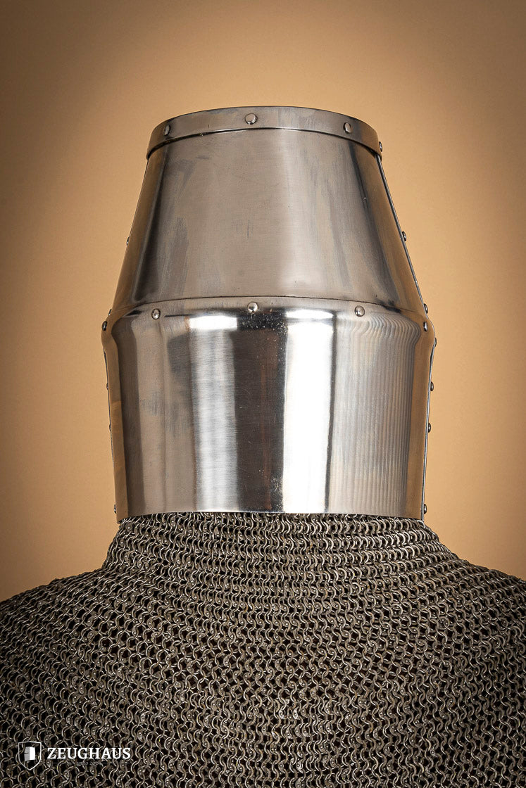 Kreuzritter Topfhelm 1,6mm Poliert