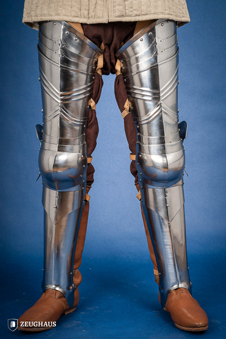 German Full Leg Armor 15th Cent. 1,2mm Polished