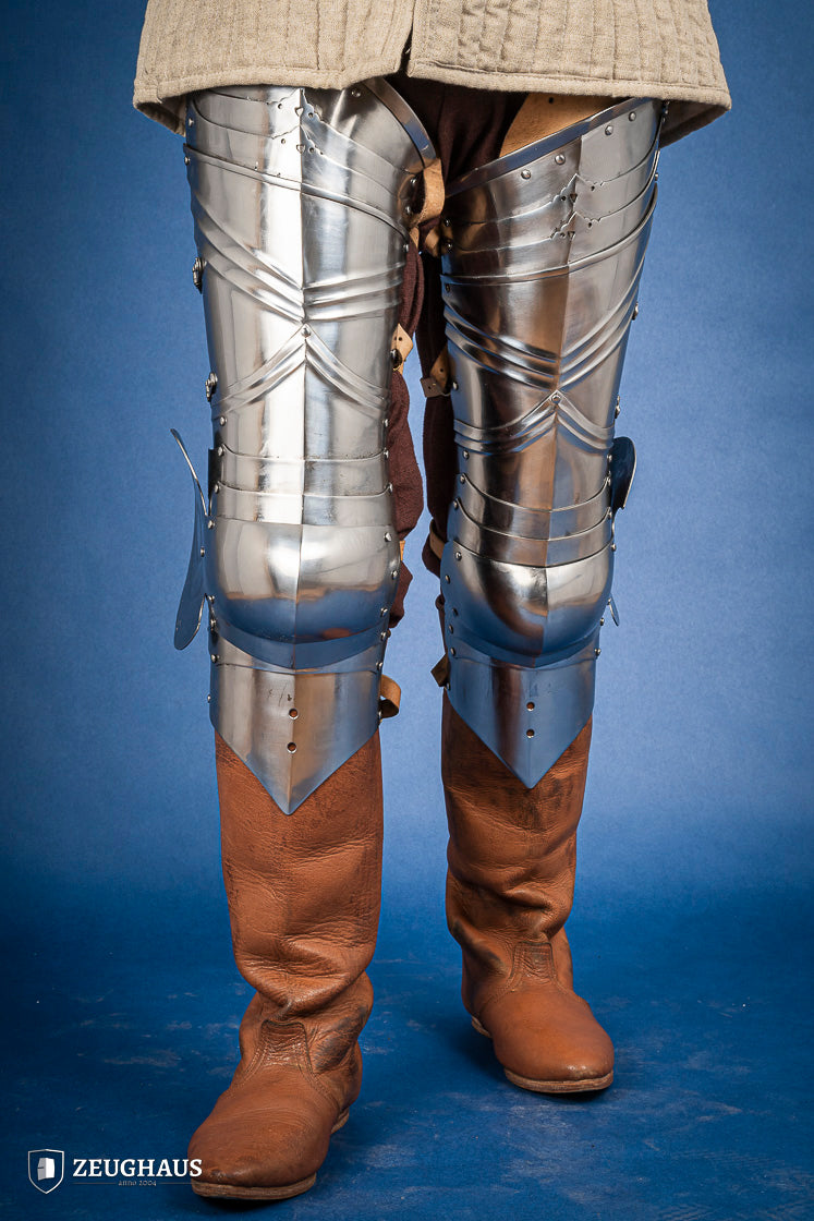 German Full Leg Armor 15th Cent. 1,2mm Polished