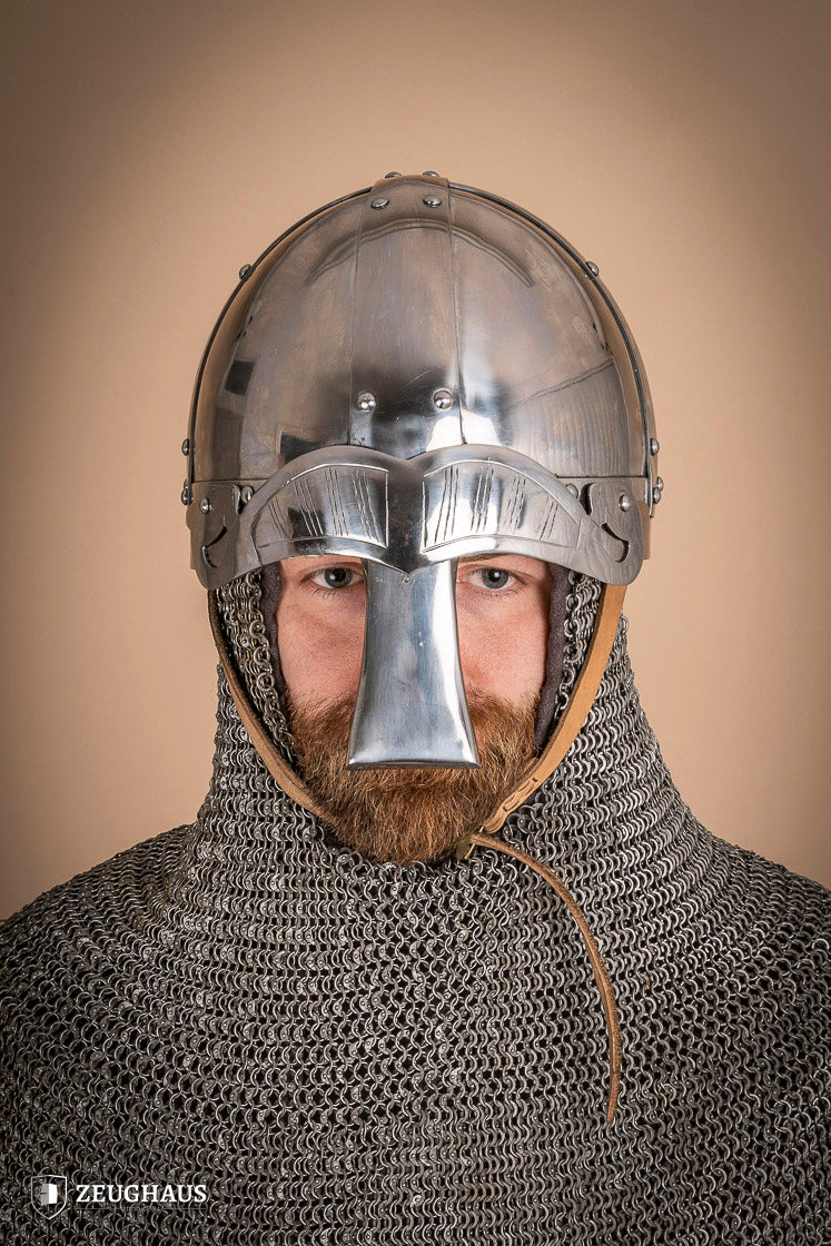 Vikinger Spangenhelm 2mm Poliert