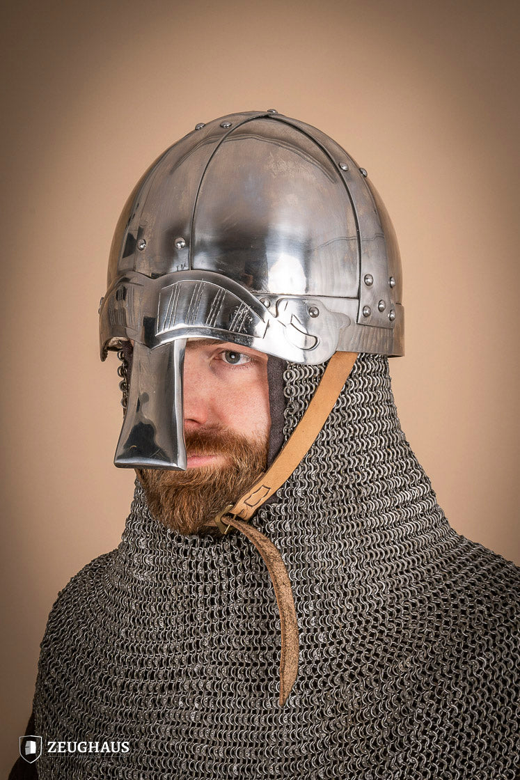 Vikinger Spangenhelm 2mm Poliert