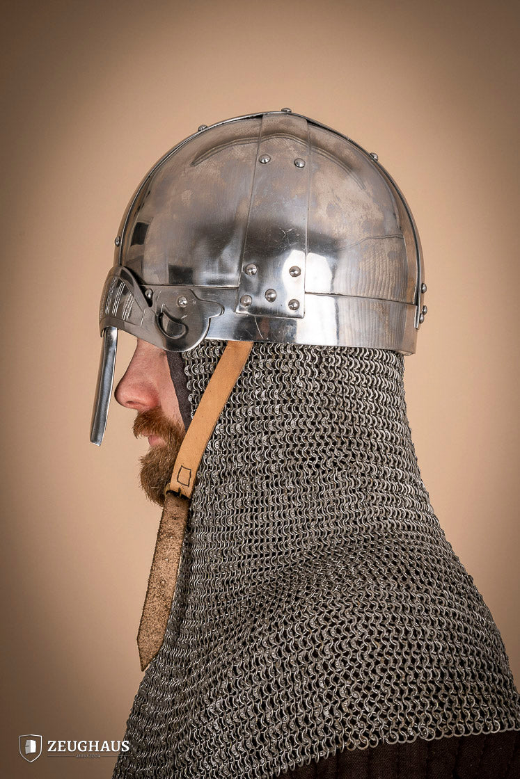 Vikinger Spangenhelm 2mm Poliert