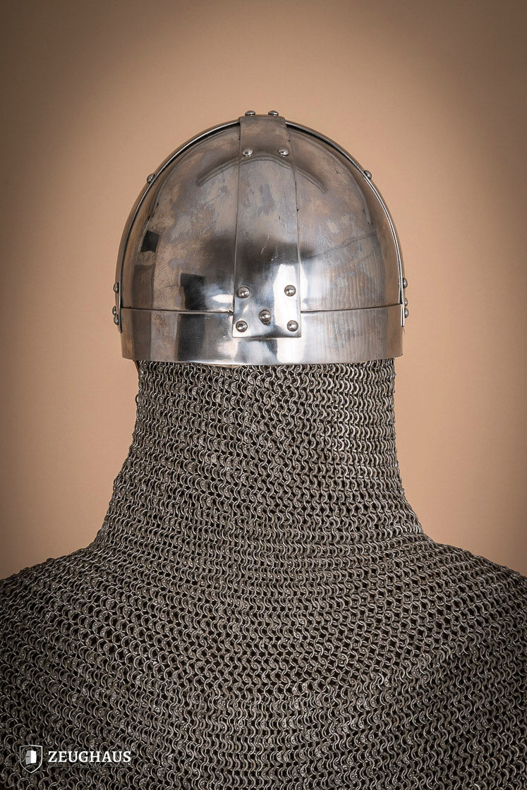 Vikinger Spangenhelm 2mm Poliert