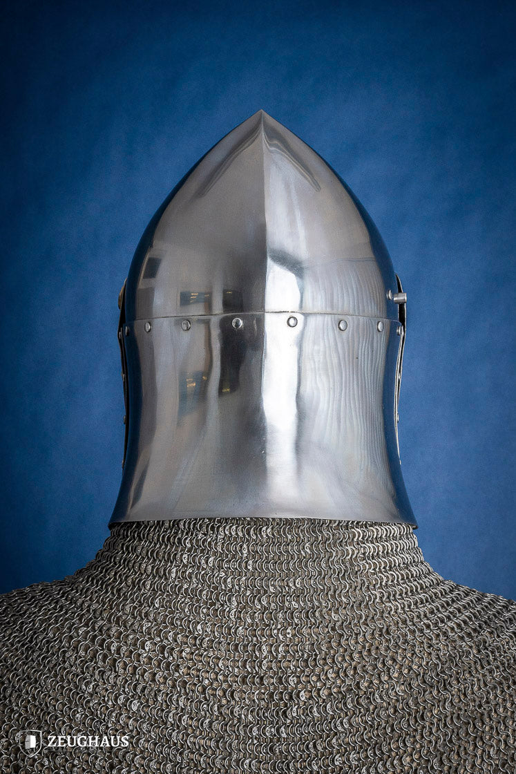 Sugar Loaf Helmet with Visor 1,6mm with Brass