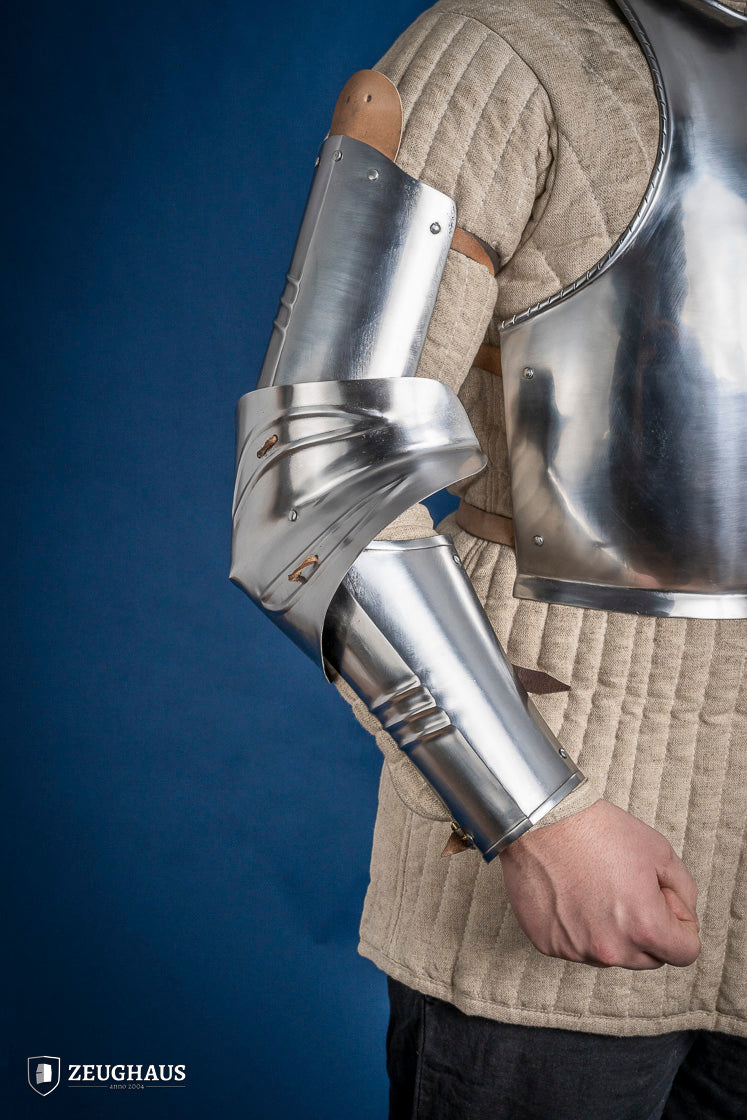 German Arm Armour 15th Cent. 1,2mm Polished