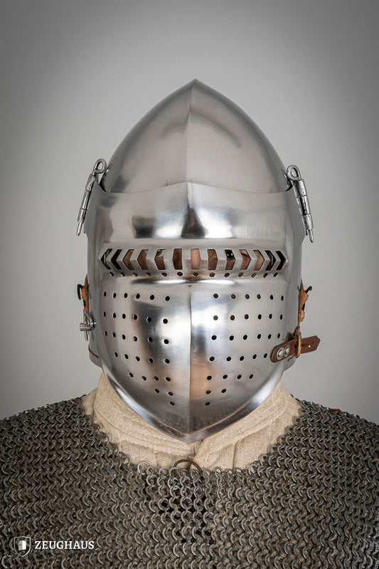 Beckenhaube mit Visier 2,5mm Poliert