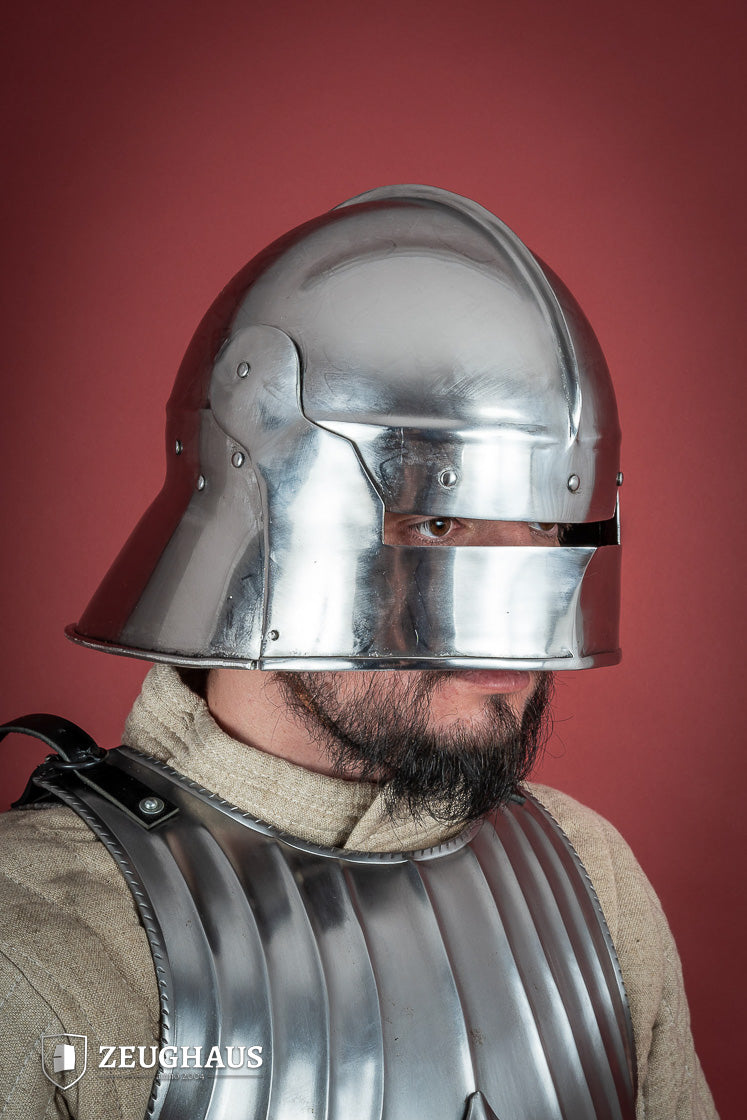 Infantry Sallet Helmet 1,6mm Polished