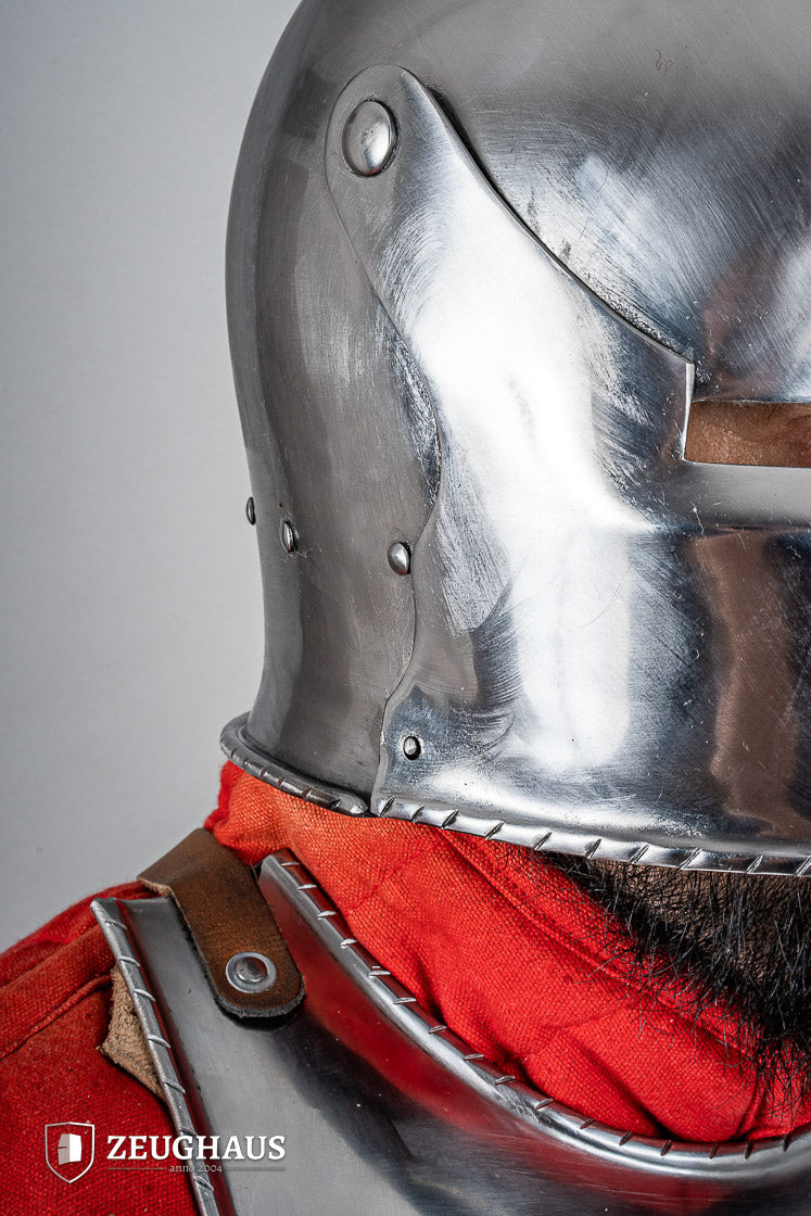 Swiss Sallet Helmet 1,6mm Polished