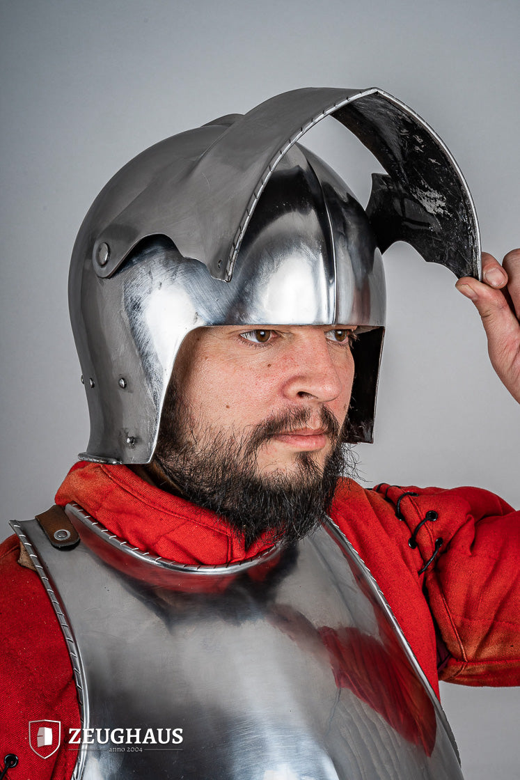 Swiss Sallet Helmet 1,6mm Polished