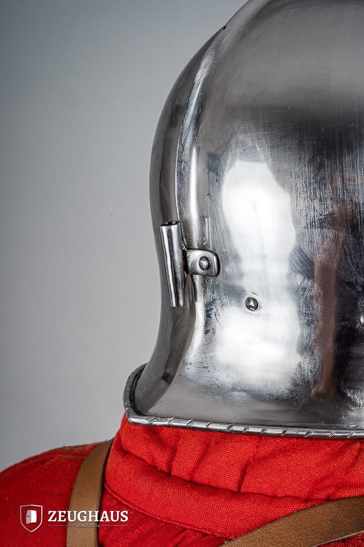 Swiss Sallet Helmet 1,6mm Polished