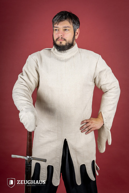 Leichter Gambeson mit Fäustlingen