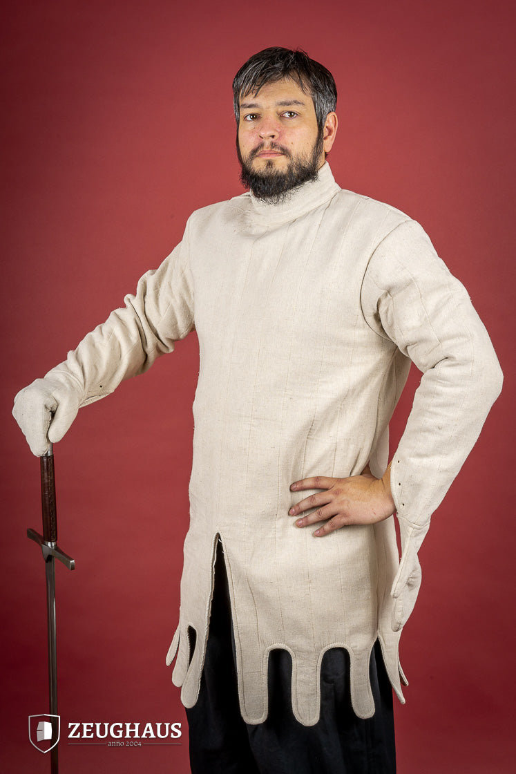 Leichter Gambeson mit Fäustlingen