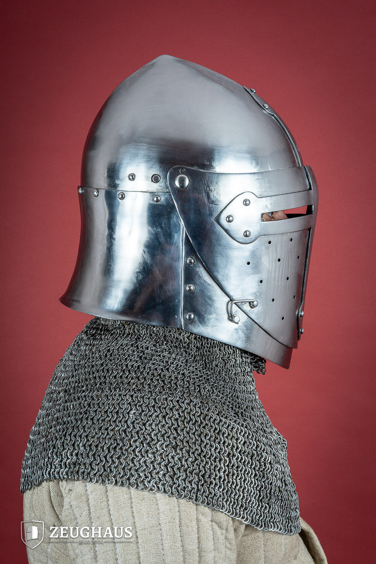 Sugar Loaf Helmet with Visor 1,6mm Polished