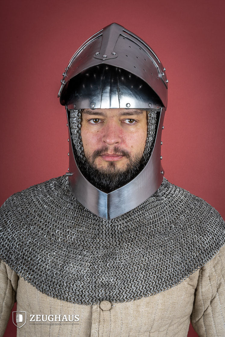 Sugar Loaf Helmet with Visor 1,6mm Polished