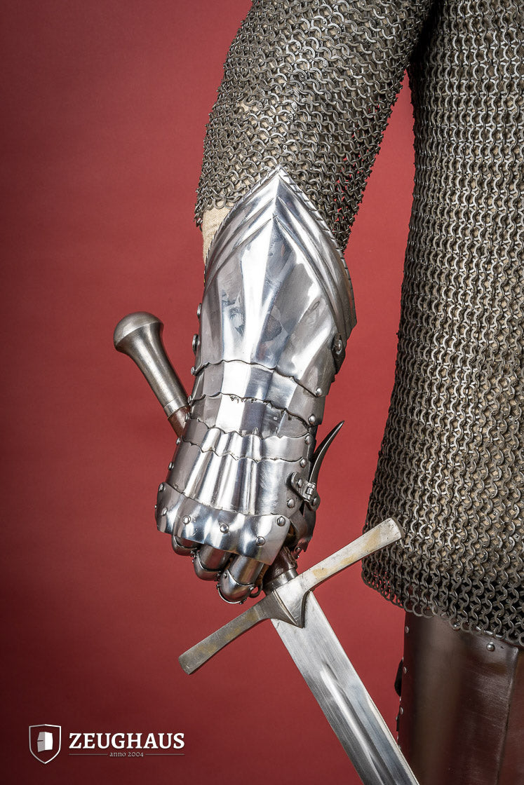 German Gauntlets 15th Cent. 1,2mm Polished