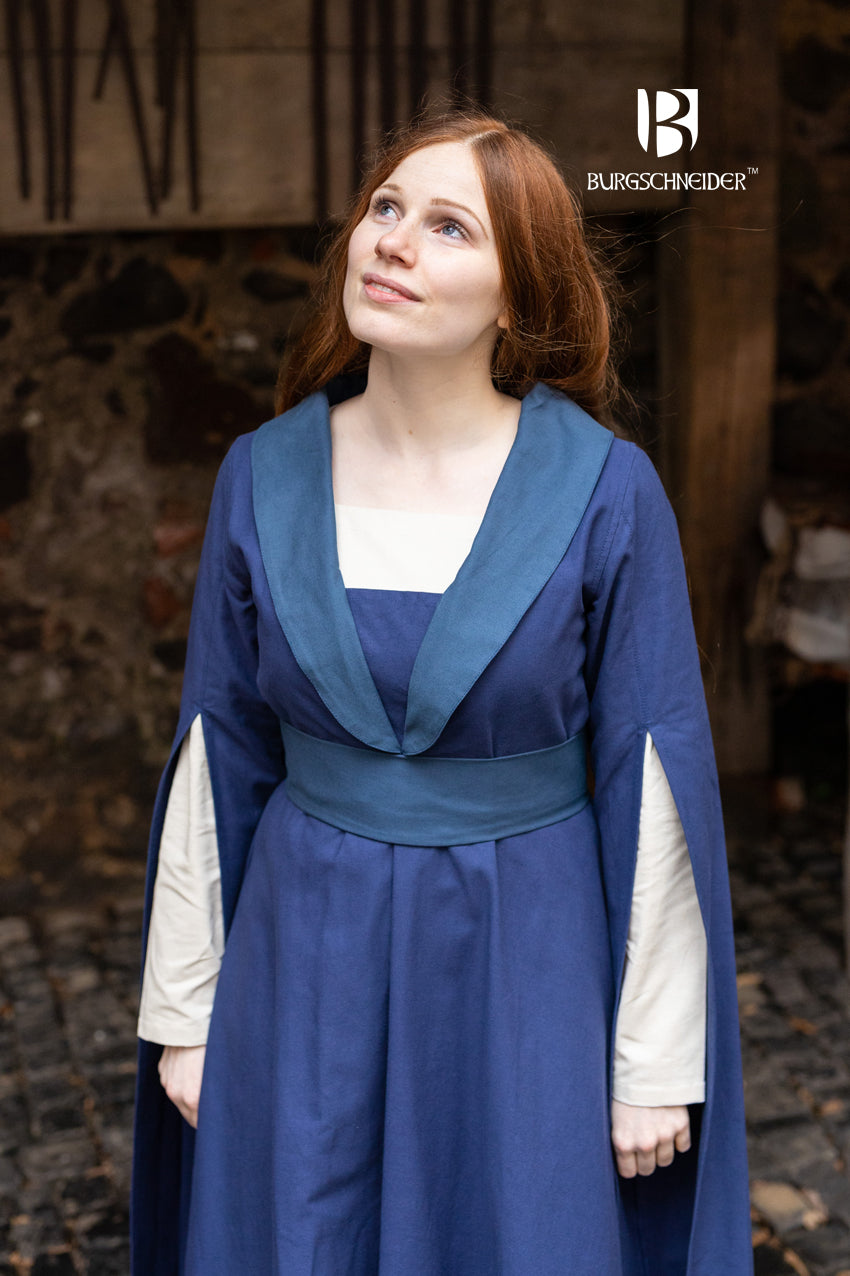 Kleid Agnes - Dunkelblau Waidblau